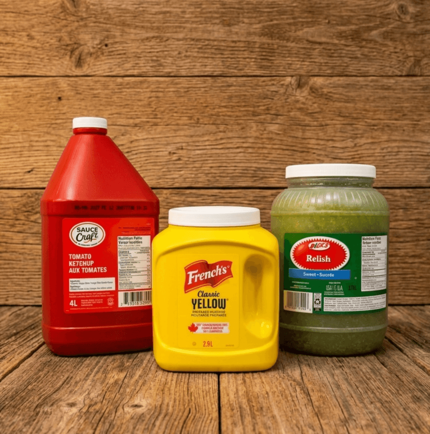 Sauce Craft · French's · Bick's packaging in stock at Mercury Foodservice