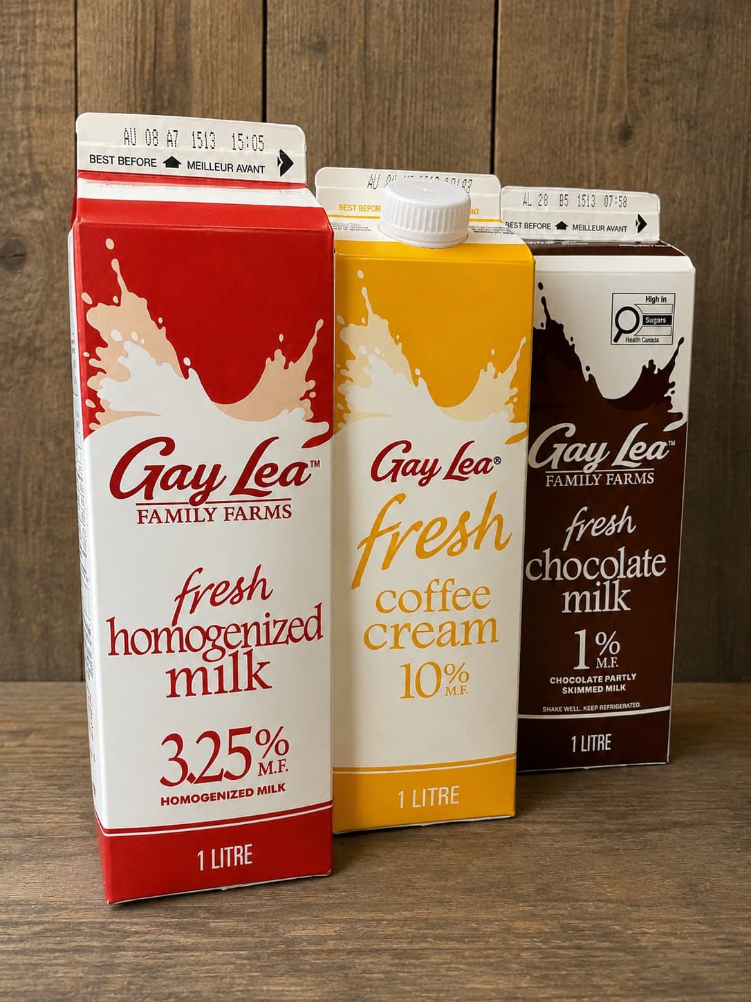 Gay Lea Family Farms packaging in stock at Mercury Foodservice