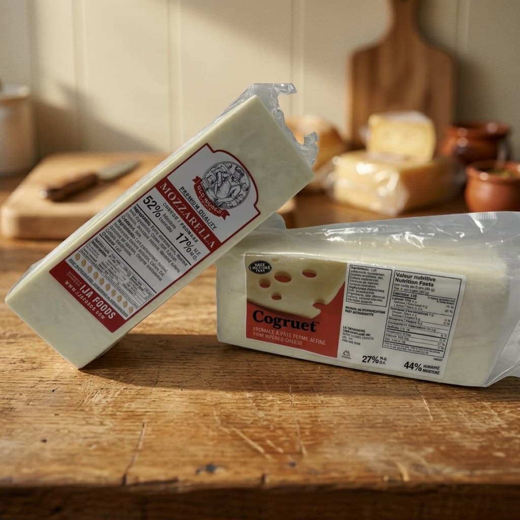 Cheese blocks stocked at Mercury Foodservice